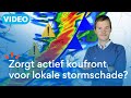 Zorgt passage actief koufront voor stormschade 150424