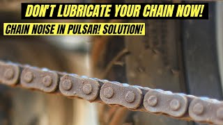 CHAIN NOISE IN BAJAJ PULSAR N160 DONT LUBRICATE YOUR CHAIN IN THIS SITUATION ADDINOL MOTOREX