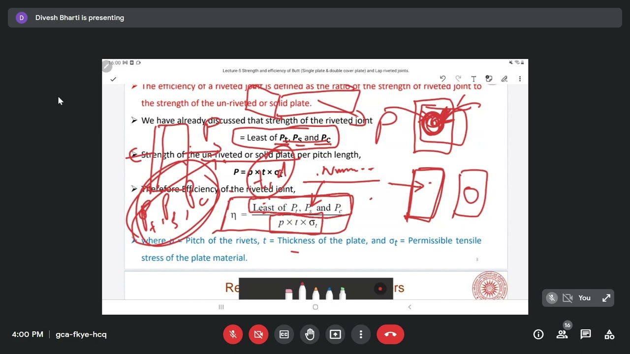 Design of machine elements   2