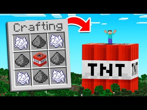 How To FULLY UPGRADE TNT In Minecraft!