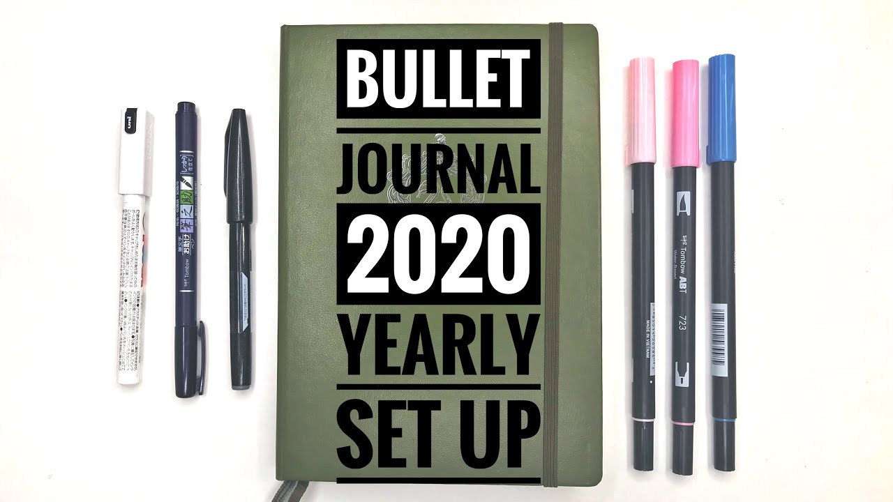 My 2020 Bullet Journal Set-up: Detailed Pages + Divisions - Beradadisini