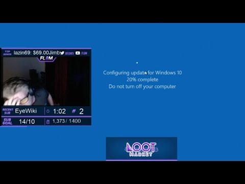 Pro Gamer Freaks Out When Windows 10 Update Kills His 9h Counter Strike Livestream (CS:GO) Fl0m