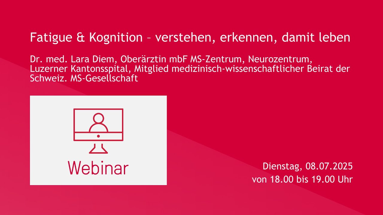Fatigue & Kognition – verstehen, erkennen, damit leben