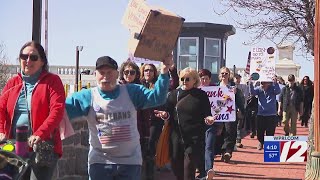 Protest to veteran cuts in Providence