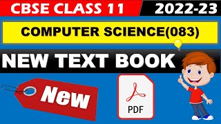 class 11 computer science book pdf download | Session 2022-23 | 083