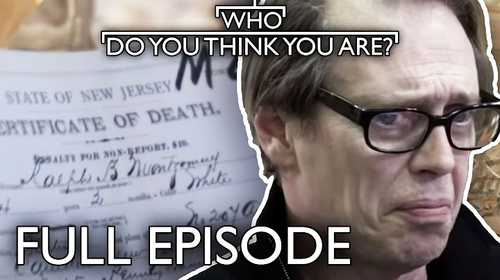Steve Buscemi undersöker sin familjs mörka historia av depression och självmord | HELA EPISODEN