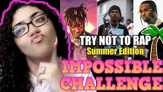 TRY NOT TO RAP🔥 (IMPOSSIBLE!) *SUMMER EDITION🏝* (Juice WRLD, Pop Smoke, Lil Baby, and More!)