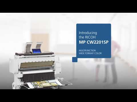 RICOH MP CW2201SP  Wide format color printer with workstyle innovation