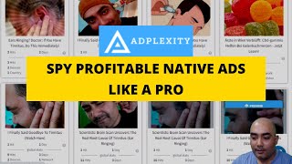 AdPlexity Tutorial - Spy & Find Profitable Native Ad Campaign Like A PRO