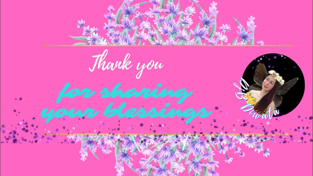 Thank You For Sharing Your Blessings Super Chatters - YouTube