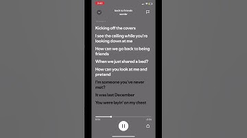 Thumbnail of back to friends • sombr #spotify #spotifyclone #lyrics