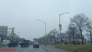 NY Drive Tour of I-495 East From Junction Blvd., Rego Park to Lakeville Road, Great Neck, New York