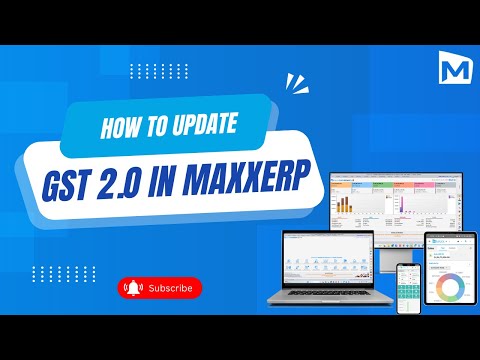 How to Update GSTR 2.0 in MAXXERP Software ! - video from MaxxERP