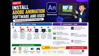How to install adobe animate and complete installation & beginner tutorial free