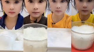 ( HER SOLO ) ASMR ICE EATING / CRUSHED ICE / SOFT ICE /  screenshot 3