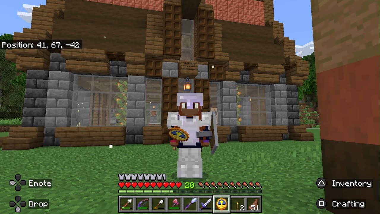 First time playing better on bedrock Minecraft: Ep 10 Trying to fight ...