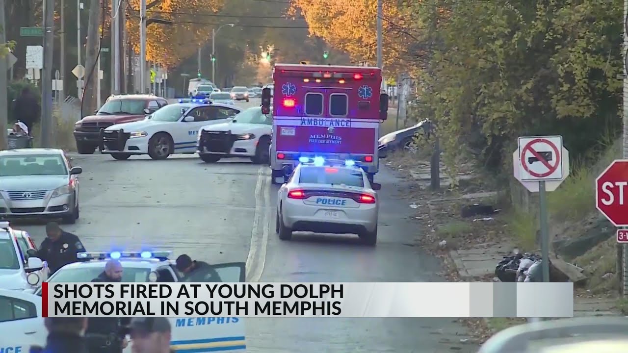 One shot near Young Dolph memorial in Memphis @10 - YouTube