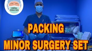 CSSD Technician|Packing Minor Surgery set|Vlog050
