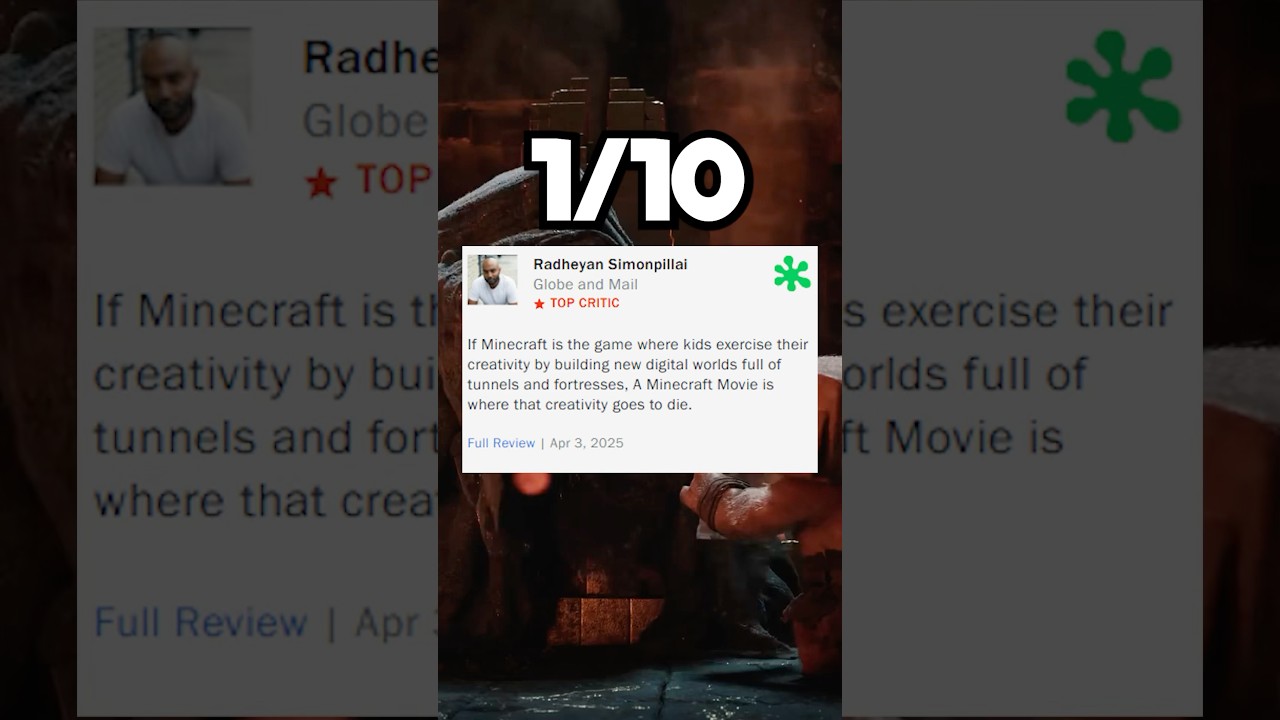Minecraft Movie REVIEWS ARE IN!