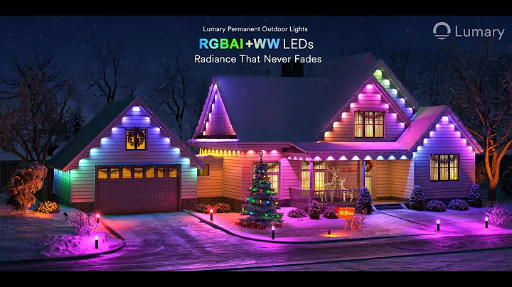 How to decorate your house with Lumary smart lights at Christmas