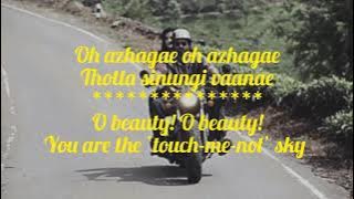 #OhAzhage Oh Azhage song lyrics with English translation #Maara song with English translation
