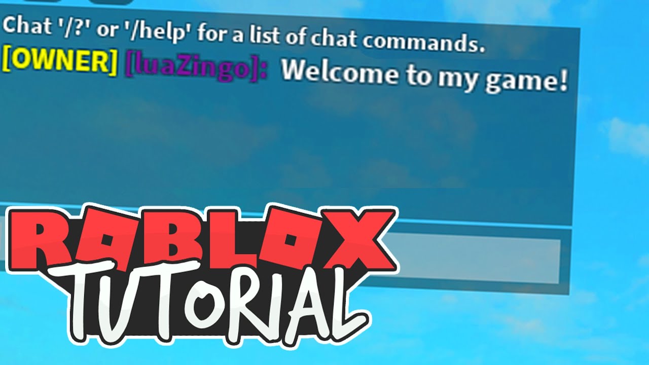How To Make Custom Chat Tags In Roblox Studio Youtube - how to make a custom chat box roblox