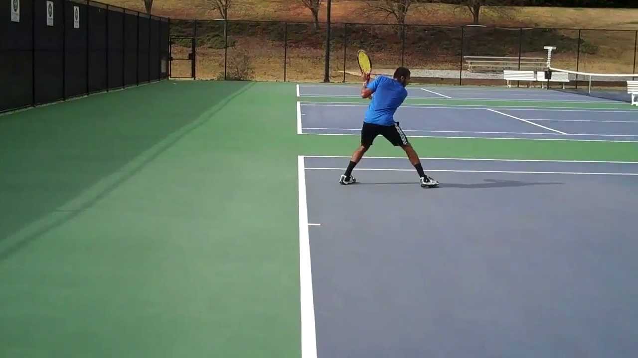 Tennis Fit Video Series. Amyn Soldier point play.