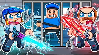 Becoming CYBORGS To Escape Barry Prison Run!