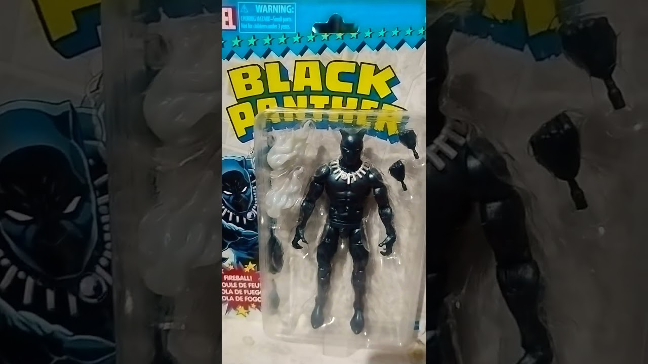 Marvel legends retro black panther hasbro