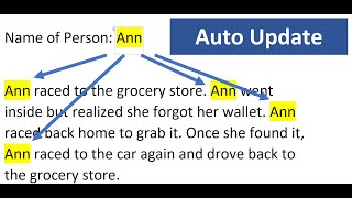 Microsoft Word - Automatically Link Fields/Bookmarks like Excel, Repetitive Text - BEST VIDEO 🔴