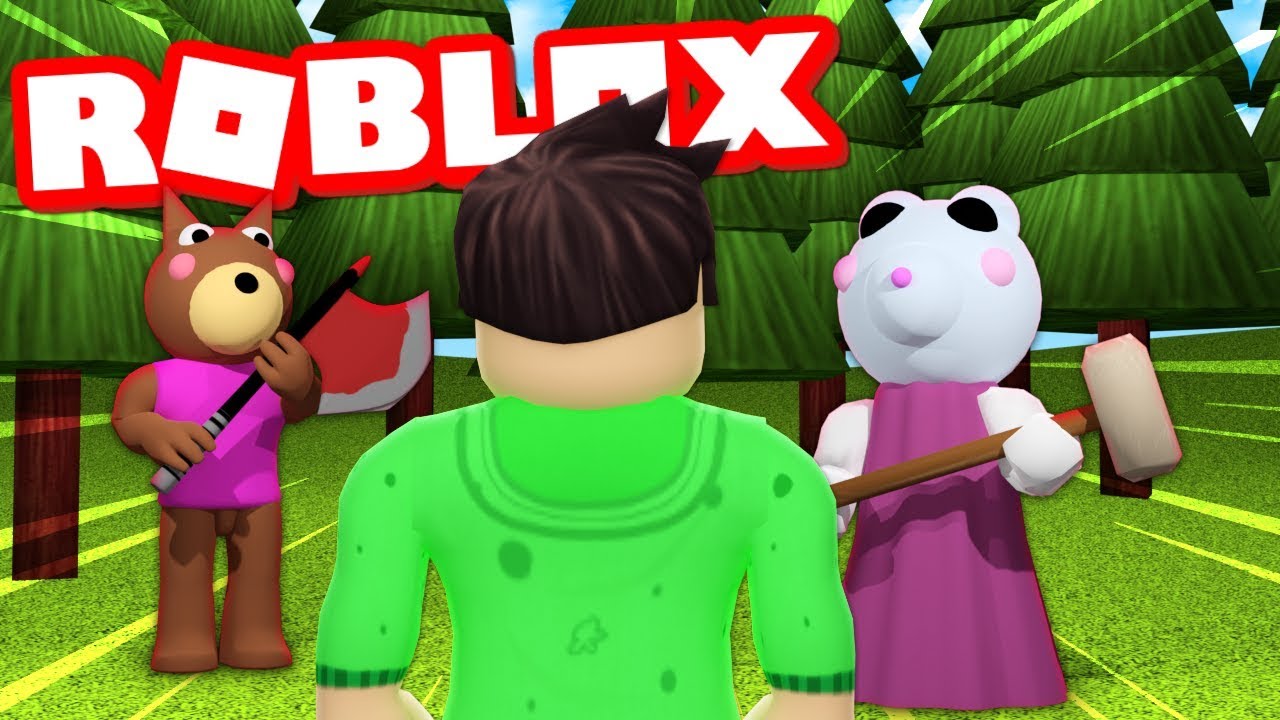 GRETA GRIS VÄNNER FÖRFÖLJER MIG I ROBLOX SKOGEN