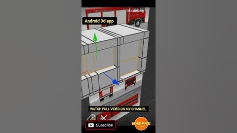 HOW TO MODEL A LOWPOLY 3D FIRETRUCK USING PRISMA 3D# ANDROID APP
