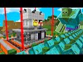 EN GÜVENLİ EV VS MUTANT ZOMBİ KIYAMETİ! 😱 - Minecraft