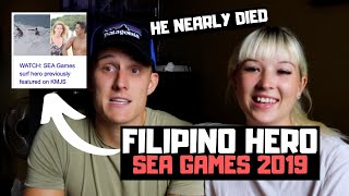 SEA Games 2019! Incredible FILIPINO Surfer Saves Rivals Life!  British Couple Left IN SHOCK!