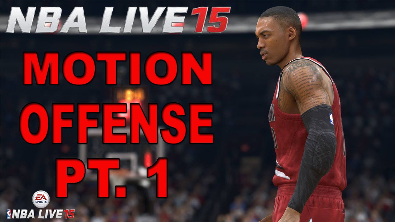 NBA LIVE 15 - HOW TO RUN A BASIC MOTION OFFENSE PART 1 @EASPORTSNBA ONLINE RANKED MATCH 