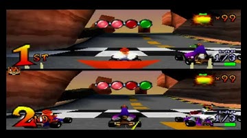 Crash Team Racing 2 Player Multiplayer: Crystal Cup #9