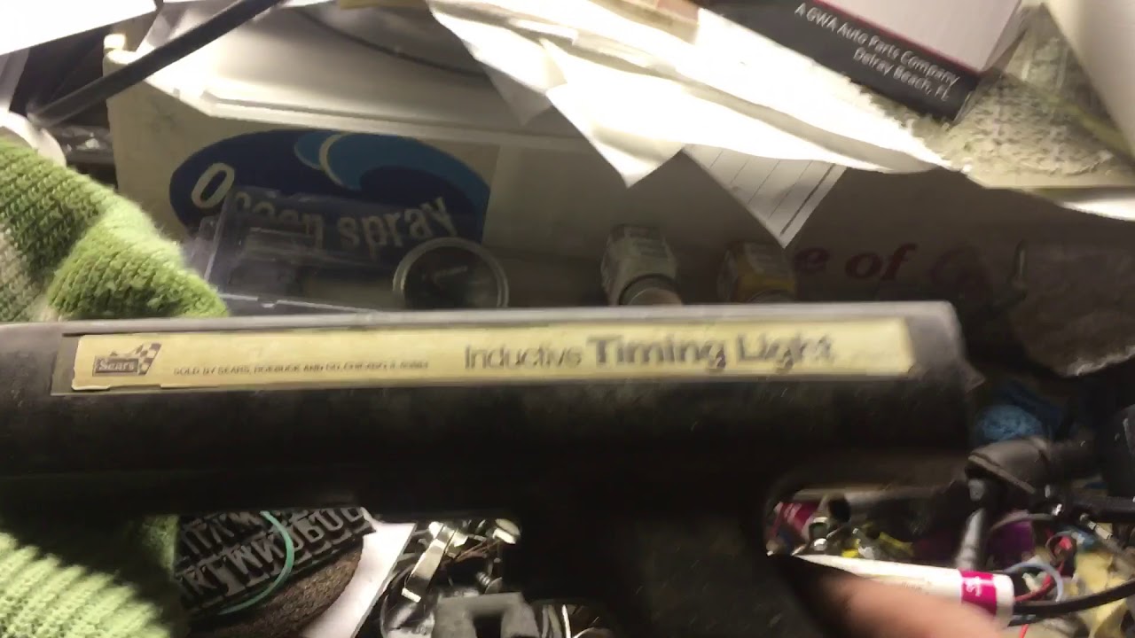 Engine timing then and now Sears timing light YouTube