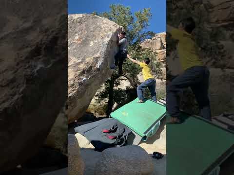 Beta Video for climb Tidal Wave v8, Joshua Tree