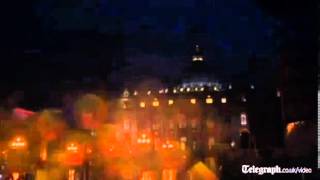 Lightning strikes The Vatican hours after pope resigns