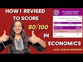 Scored 80 in CA Foundation Economics | My 1.5 Day Strategy