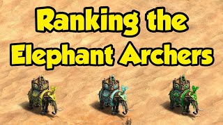 Ranking the new Elephant Archer civs (AoE2)