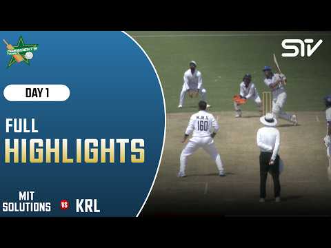 Day 1 Full Highlights | KRL v MIT Solutions | President's Trophy | MZK1J