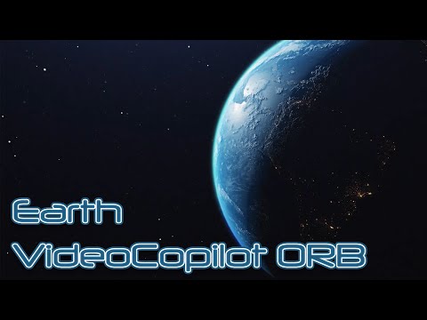 Earth / After Effects（Plugin : VideoCopilot ORB）