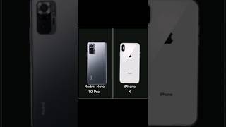 Redmi Note 10 Pro vs iPhone x