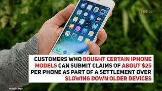 Apple customers can submit claims in iPhone settlement