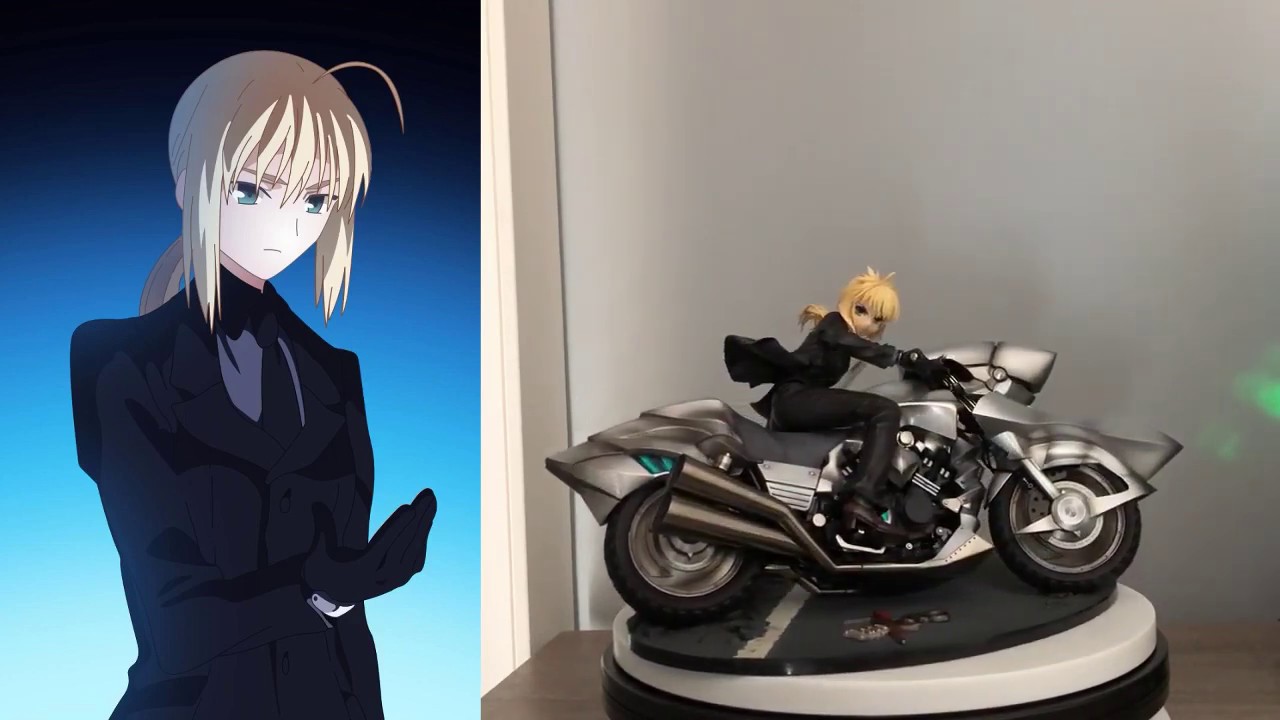 Fate/Zero Saber & Saber Motored Cuirassier Good Smile Company - YouTube