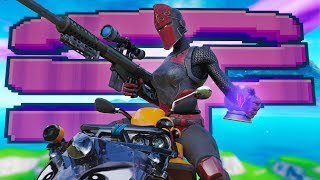 I hit Fortnite TRICKSHOTS on Call of Duty MAPS!