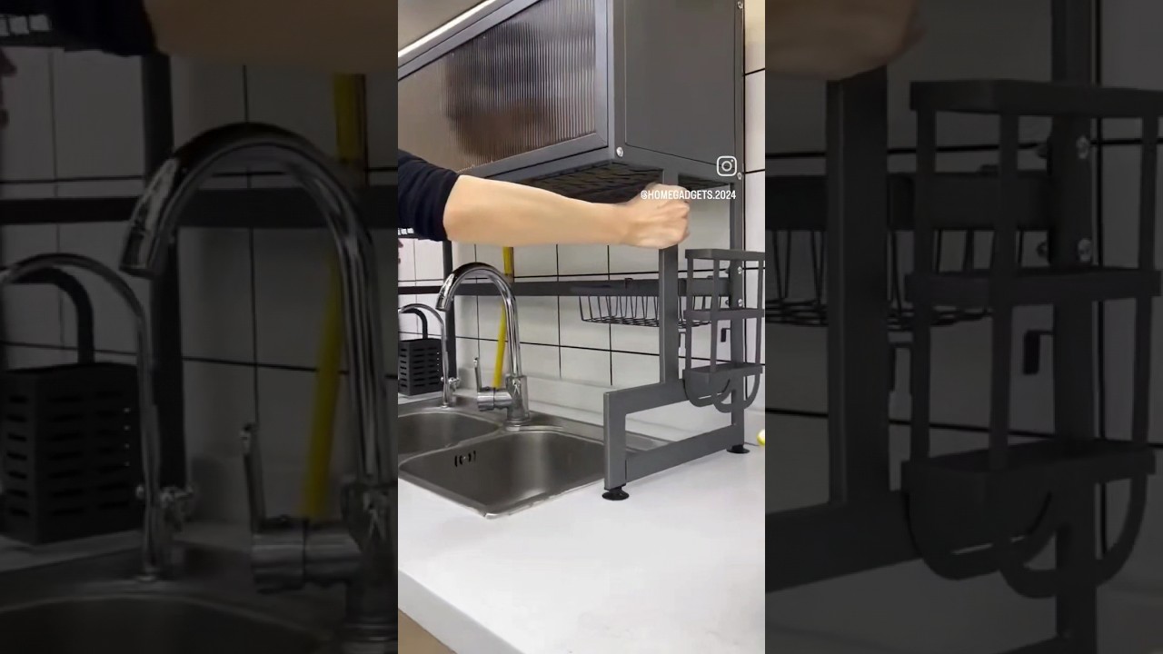 85cm High Quality Extendable Over-Sink Dust-Proof Plate Rack