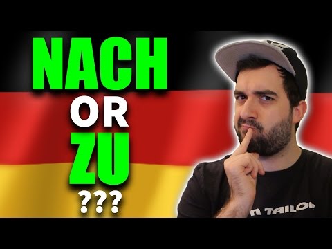 Learn German: Nach VS. Zu - What's The Difference? | GERMAN LESSON | VlogDave