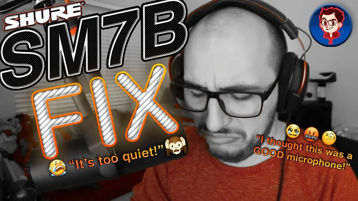 SHURE SM7B TOO QUIET!? *WATCH NOW FOR A FIX*